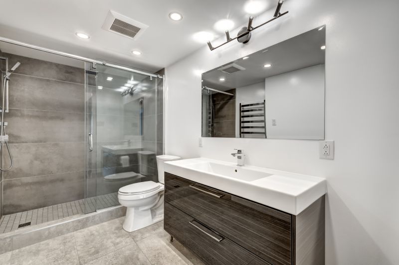 Bathroom with Custom Storage Solutions